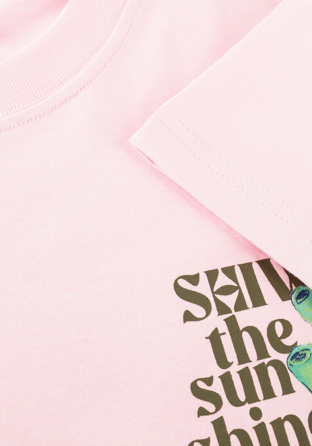 Rosane SHIWI Polos & T-Shirts LIAM REGULAR FIT PAINTED CORAL T-SHIRT - large