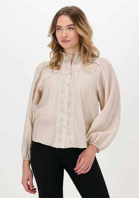 Sand CO'COUTURE Blusen LISISSA LACE SHIRT - large