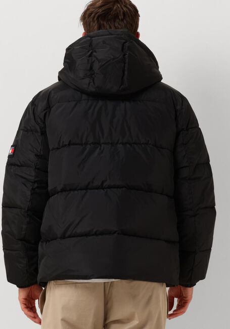 Schwarze TOMMY JEANS Wattierte Jack TJM ESSENTIAL PUFFER - large