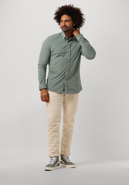 Grüne BUTCHER OF BLUE Overshirt ROBBINS CLEAN PIQUE SHIRT - large