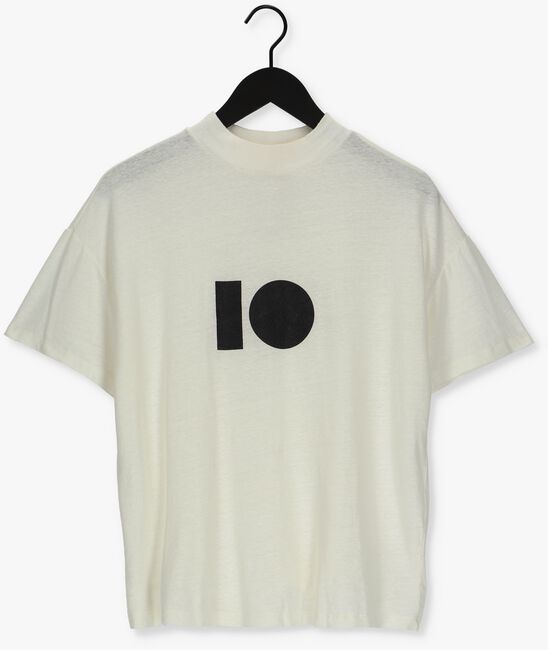 Braune 10DAYS T-shirt HIGH NECK TEE LINEN - large