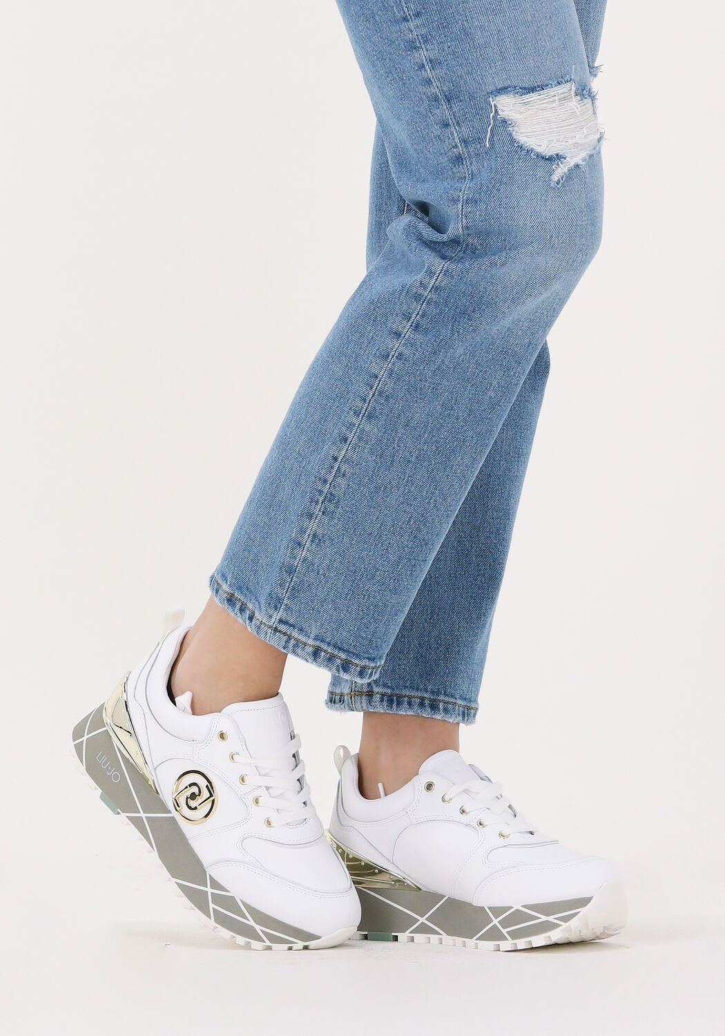 Wei&szlig;e LIU JO Sneaker Low MAXI WONDER 38 - large