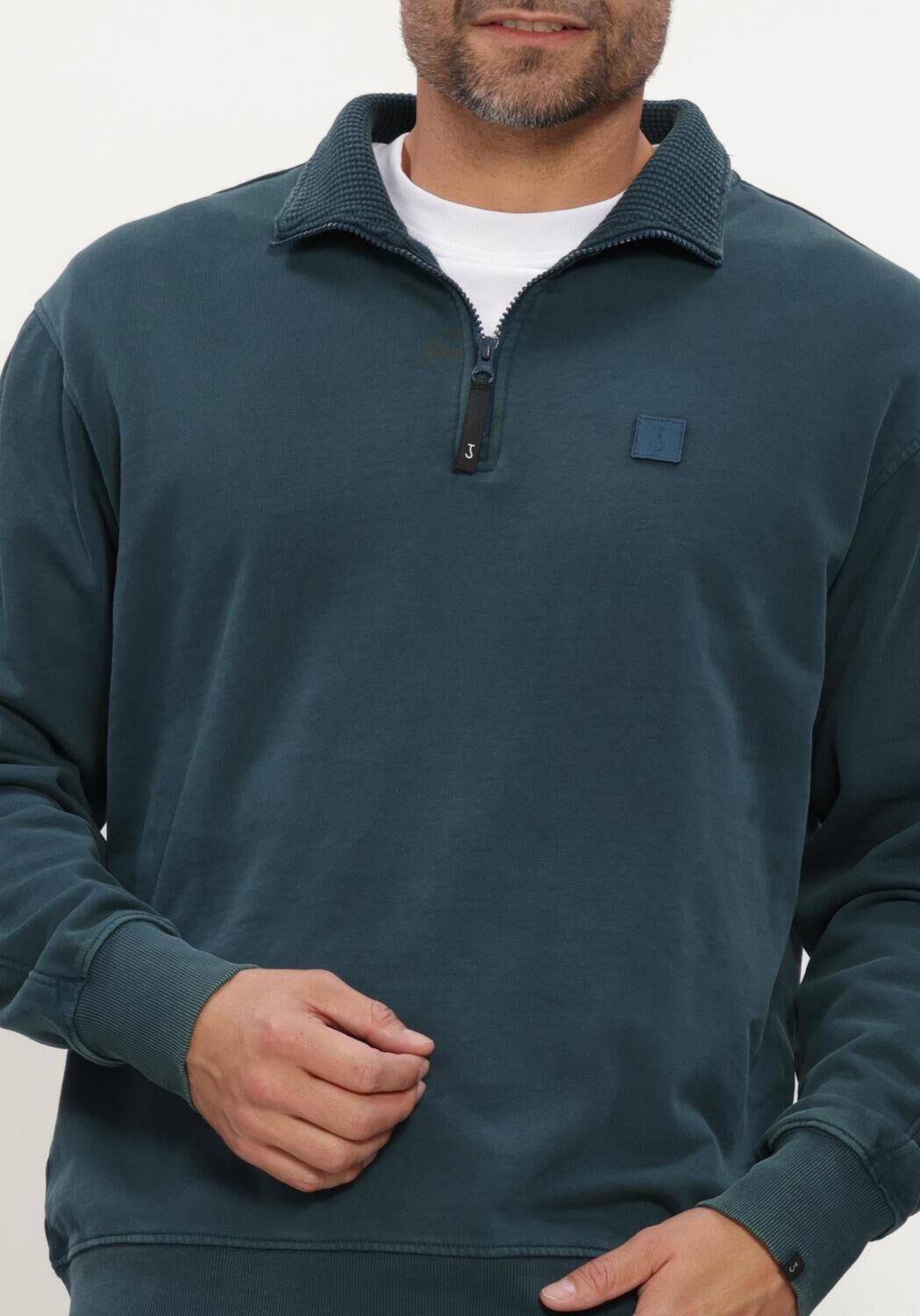Gr&uuml;ne BUTCHER OF BLUE Sweatshirt ARMY SWEAT HALF ZIP - large