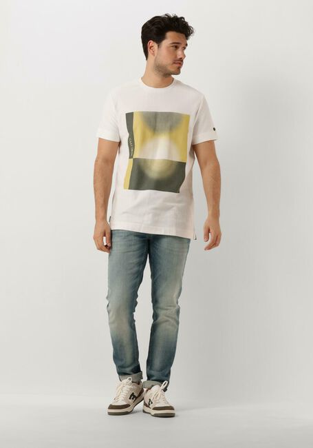 Hellgrau CAST IRON T-shirt SHORT SLEEVE R-NECK REGULAR FIT TWILL - large