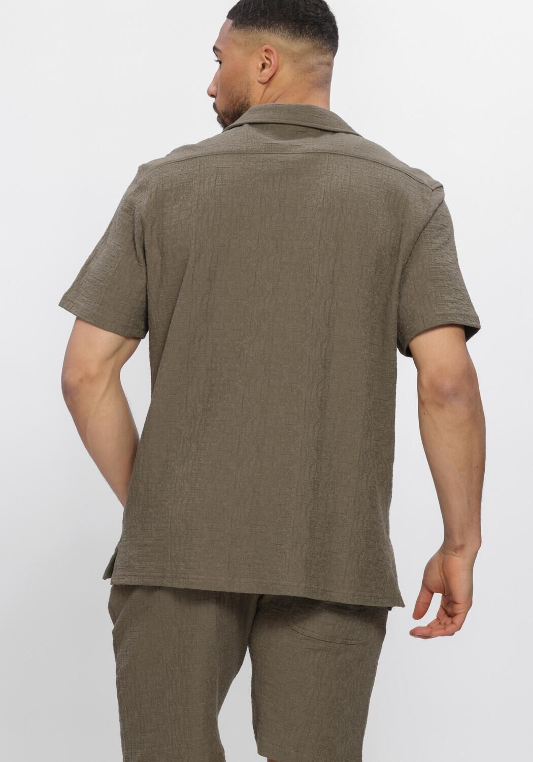 Gr&uuml;ne BUTCHER OF BLUE Casual-Oberhemd RIPLEY STRUCTURE SHIRT - large