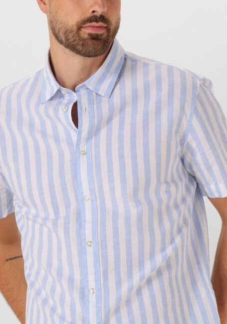 Blaue SELECTED HOMME Casual-Oberhemd SLHREG-SUN SHIRT SS NOOS - large