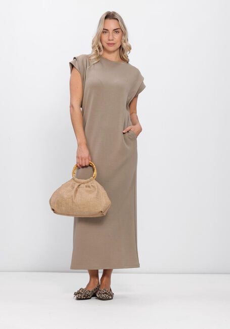 Taupe AIMEE THE LABEL Maxikleid SILVANA - large