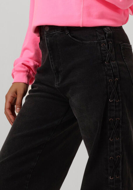 Schwarze CATWALK JUNKIE Wide jeans LOOSE FIT JEANS WITH LACE DETAIL - large