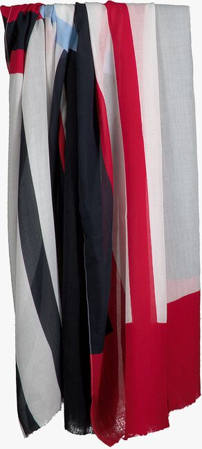 Rote TOMMY HILFIGER Schal STRIPE MIX SCARF - large
