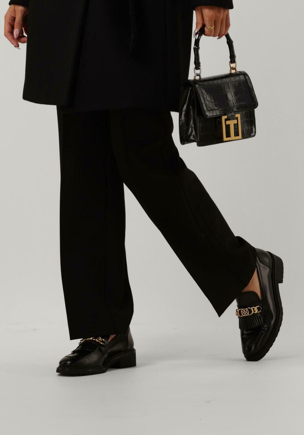 Schwarze UNISA Loafer ELMA - large