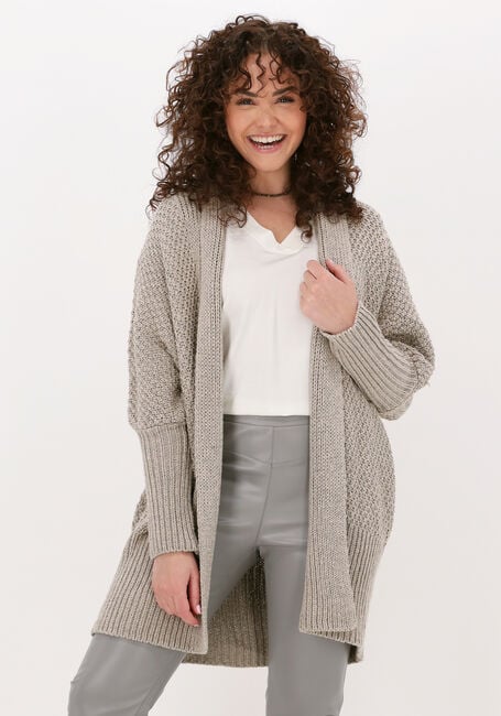 Graue SIMPLE Strickjacke KNITTED CARDIGAN - large