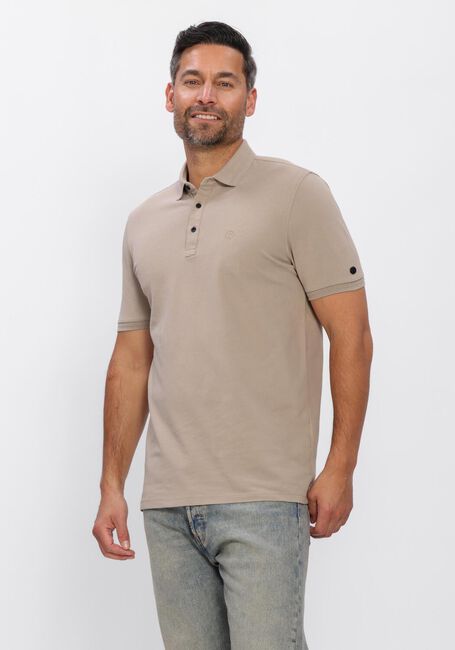 Beige CAST IRON Polo-Shirt SLIM FIT FINE PIQUE ESSENTIAL - large