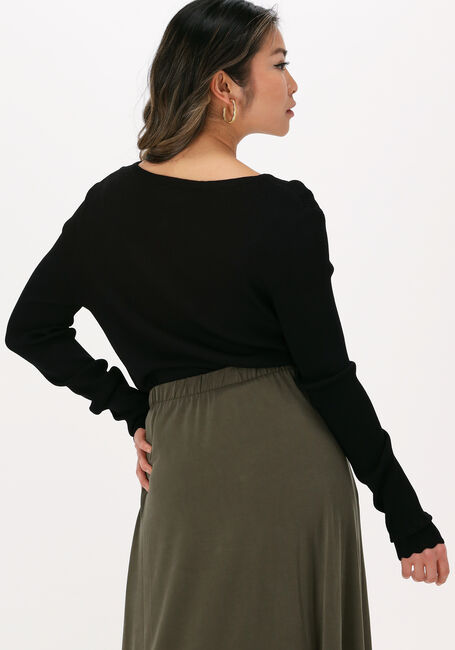 Schwarze OBJECT Top OBJHARRIET L/S KNIT PULLOVER - large
