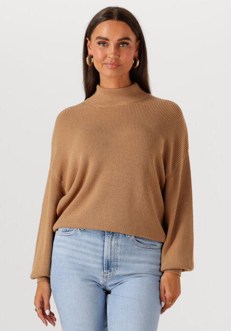 Camelfarbene MSCH COPENHAGEN Rollkragenpullover MSCHMAGNEA RACHELLE M PULLOVER - large