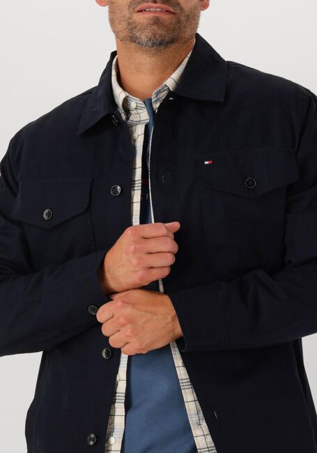 Dunkelblau TOMMY HILFIGER Jack COTTON TWILL SHIRT JACKET - large