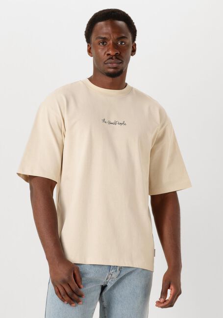 Beige THE GOODPEOPLE T-shirt TCULT - large