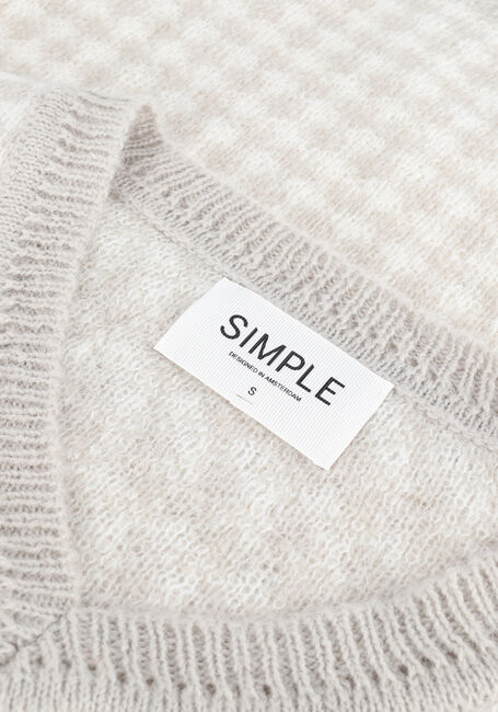 Beige SIMPLE Pullover ADRIENNE - large