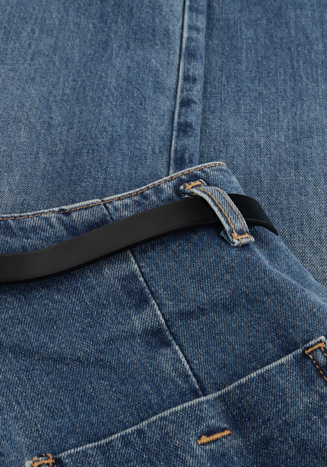 Blaue WITHBLACK Weite Hose WBLMILA HW WIDE DENIM PANT - large