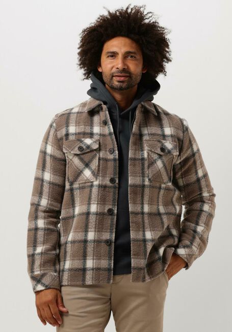 Braune DSTREZZED Overshirt TEPPE OVERSHIRT - large
