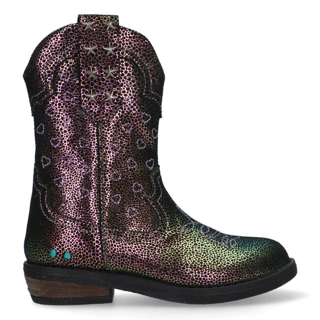 Schwarze BUNNIESJR Cowboystiefel Romee Rodeo - large