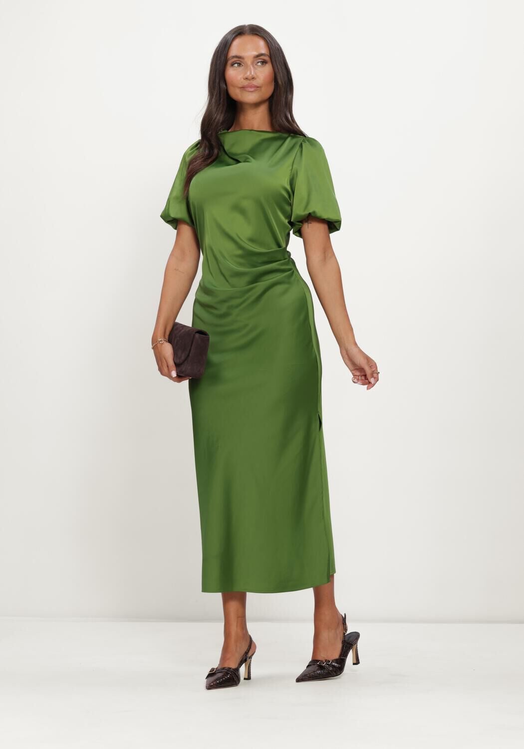 Gr&uuml;ne MODSTR&Ouml;M Kleider TAILORMD SS DRESS - large