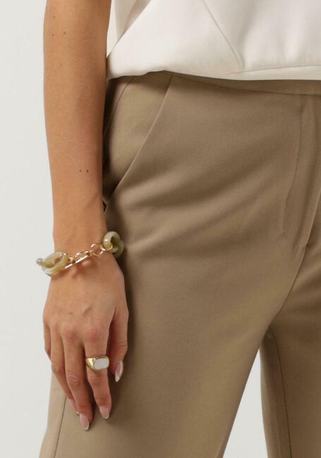 Beige ANOTHER LABEL Hose MOORE PANTS - large