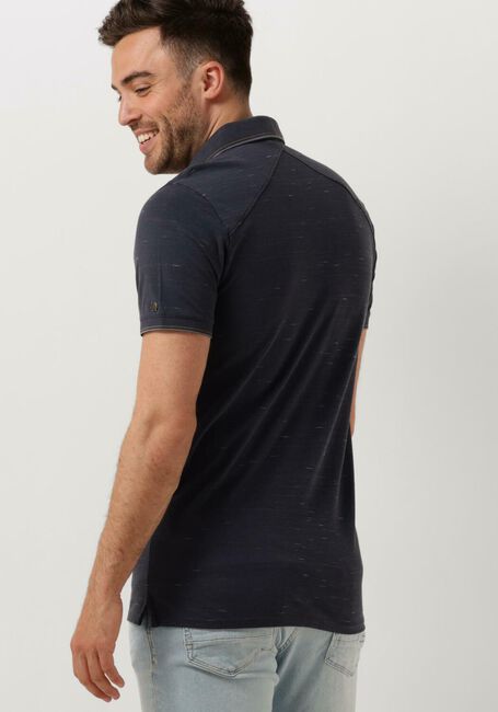 Dunkelblau CAST IRON Polo-Shirt SHORT SLEEVE POLO INJECTED COTTON PIQUE - large