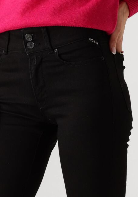 Schwarze REPLAY Flared jeans NEWLUZ FLARE PANTS - large