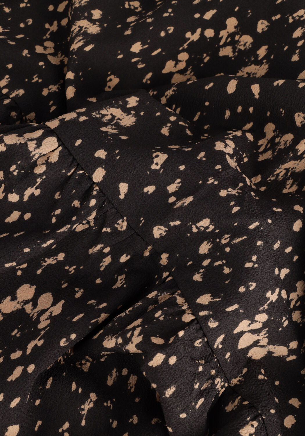 Braune NEO NOIR Midikleid VIKA MIX TEXTURE DRESS - large