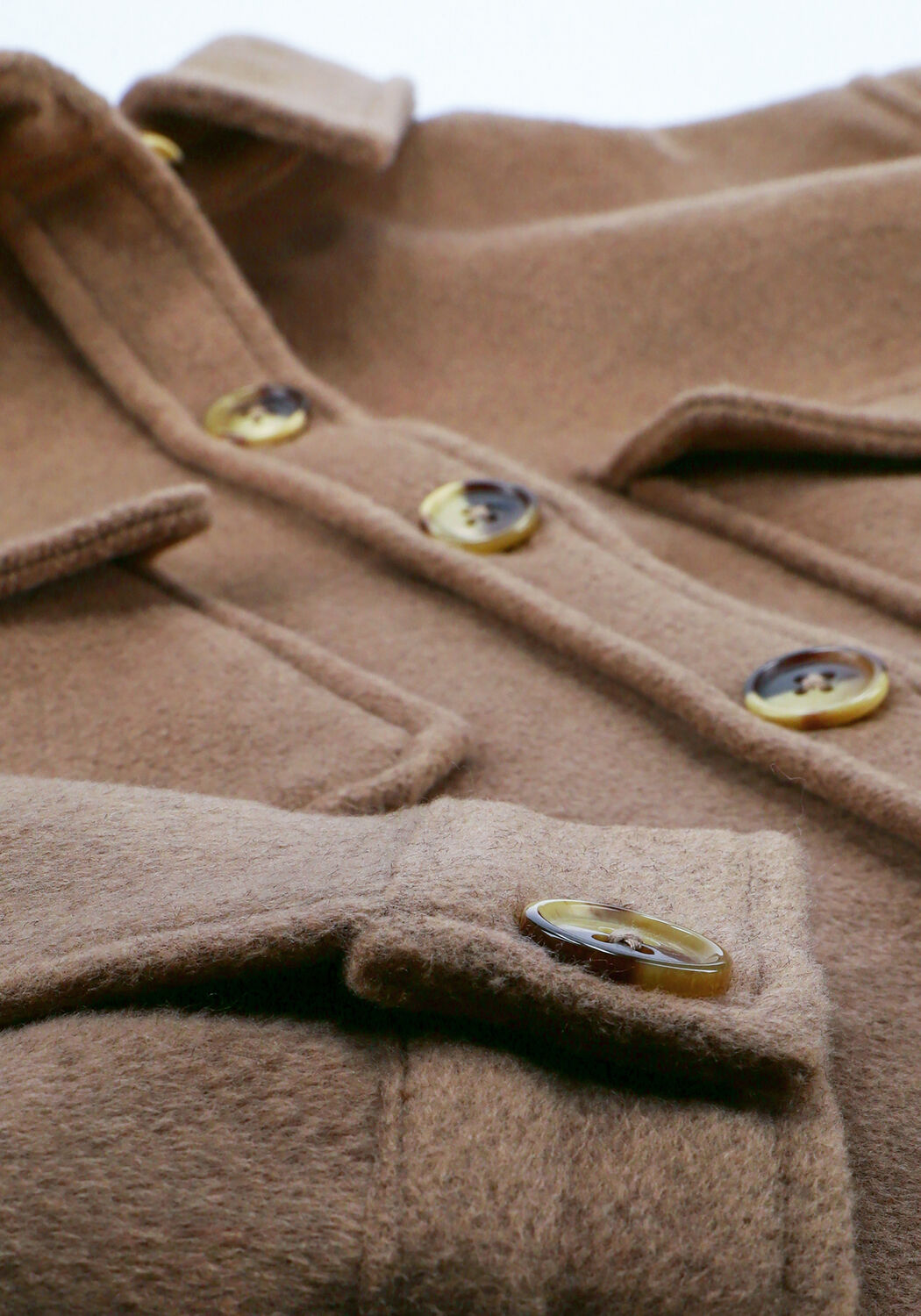 Beige OBJECT Jack VERA OWEN LS JACKET - large