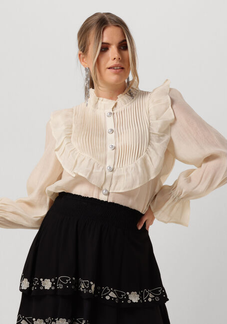 Creme LOLLYS LAUNDRY Blusen SPRINGSLL SHIRT LS - large