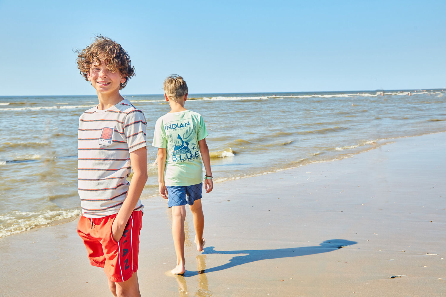 Limette INDIAN BLUE JEANS T-shirt T-SHIRT INDIAN SMILE - large