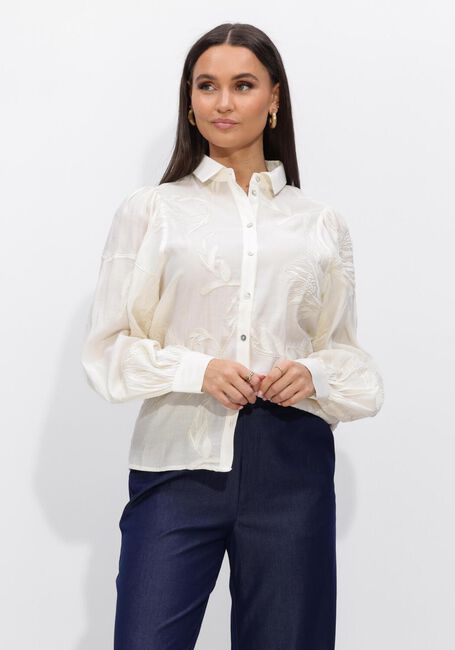 Ecru NUKUS Blusen AVY BLOUSE EMBROIDERY - large