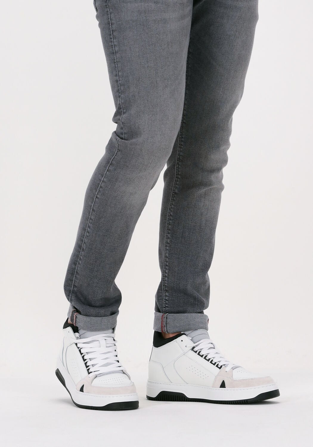 Wei&szlig;e NUBIKK Sneaker High BASKET MID - large