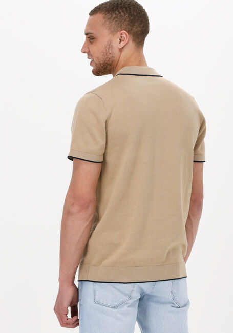 Grüne SELECTED HOMME Polo-Shirt SLHHANK SS KNIT BUTTON POLO - large