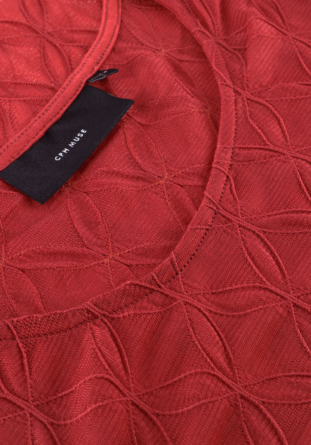 Rote COPENHAGEN MUSE Blusen CMHANNA-TOP - large