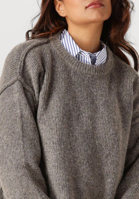 Graue MY ESSENTIAL WARDROBE Sweatshirt PALOMAMW KNIT PULLOVER - large