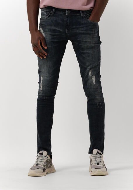 Dunkelblau PUREWHITE Slim fit jeans #THE JONE - SKINNY FIT JEANS WITH ALLOVER DAMGAING SPOTS - large