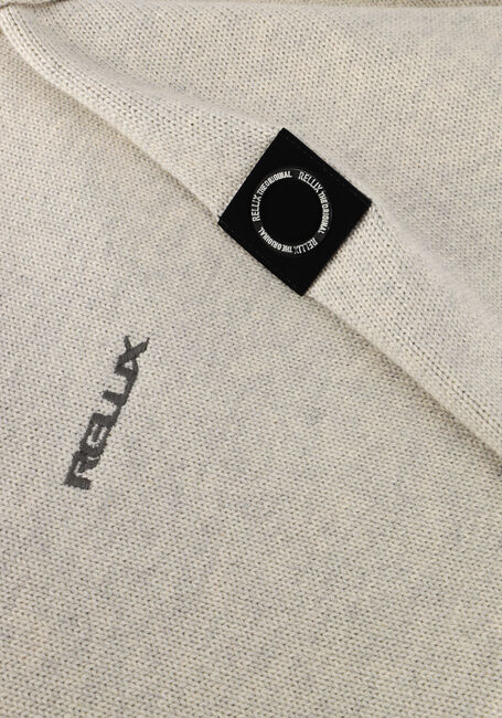 Graue RELLIX Pullover LOOSE FIT KNITWEAR CREWNECK - large
