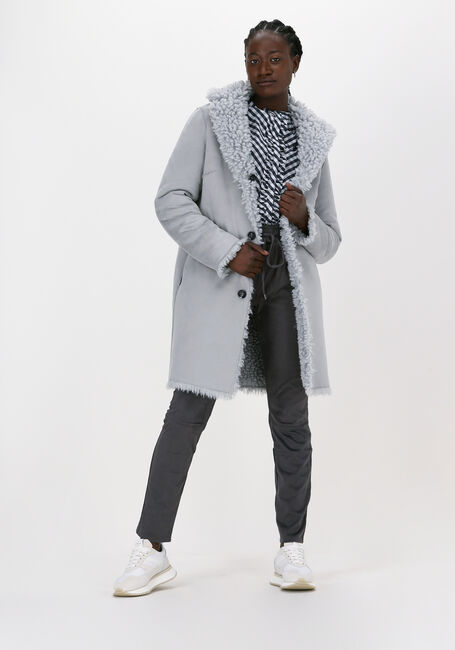 Graue BEAUMONT Teddy-Jacke REVERSIBLE LAMMY COAT - large