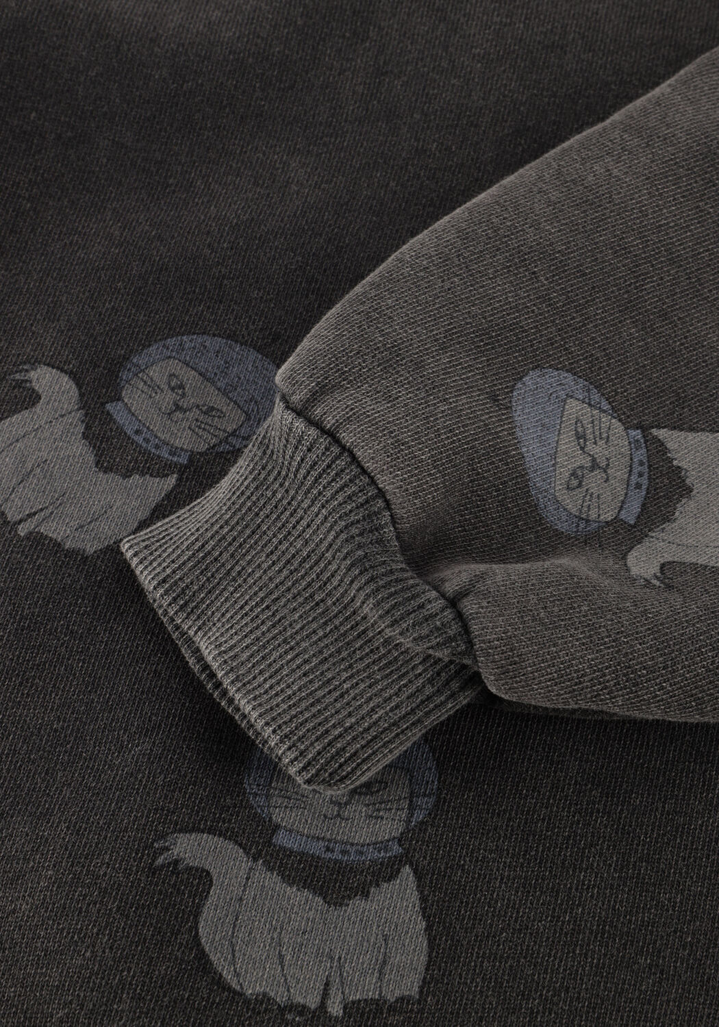 Graue Sproet & Sprout Sweatshirt SWEATSHIRT SPACE CAT PRINT - large