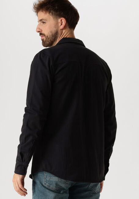 Schwarze BUTCHER OF BLUE Overshirt FINN ZIP POCKET SHIRT - large