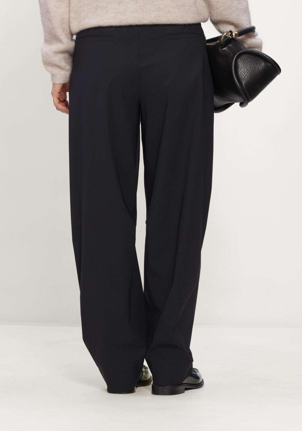 Schwarze STUDIO ANNELOES Hose Marlise barrel trousers - large