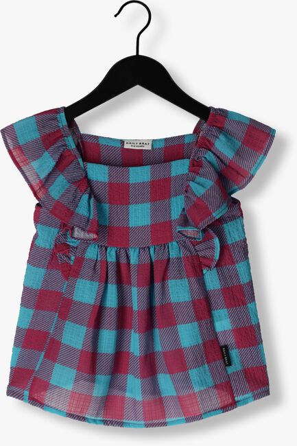 Blaue DAILY BRAT Top SANDY CHECKED TOP - large