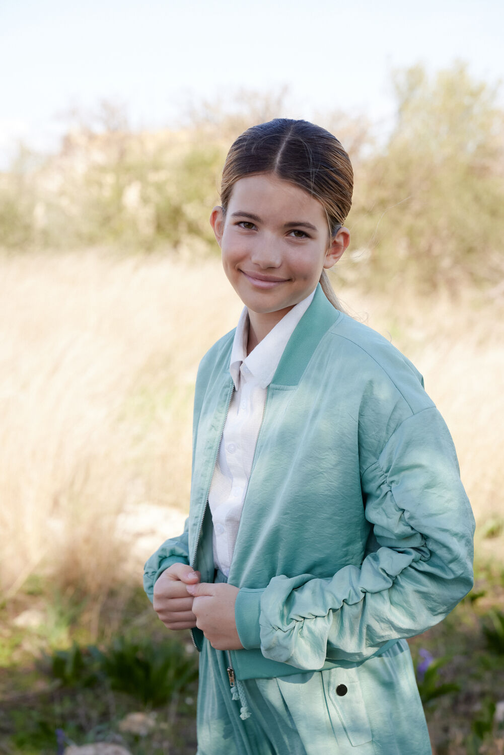 Wei&szlig;e NOBELL Blusen TIPI GIRLS BUTTON UP POPLIN BLOUSE - large