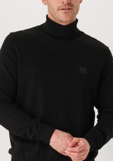 Schwarze BOSS ORANGE Rollkragenpullover AKIRO_S - large