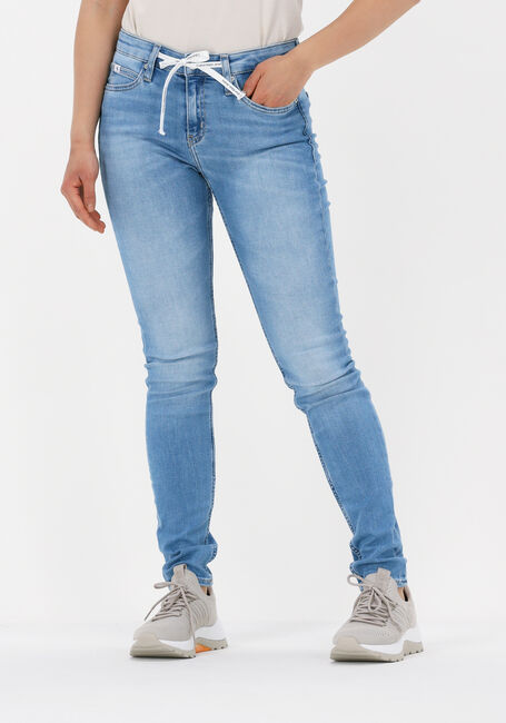 Blaue CALVIN KLEIN Skinny jeans MID RISE SKINNY - large