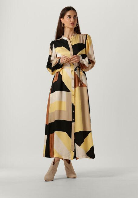 Mehrfarbige/Bunte SUMMUM Midikleid DRESS GRAPHIC LINES - large