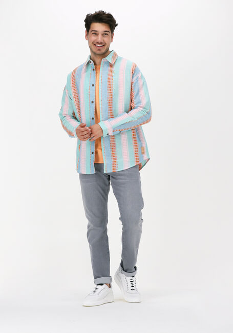 Mehrfarbige/Bunte SCOTCH & SODA Overshirt SEASONAL FIT - BASKET WEAVE VOILE SHIRT - large