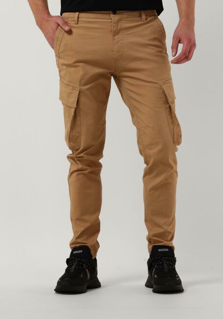 Camelfarbene CALVIN KLEIN Cargohosen SKINNY WASHED CARGO PANT - large